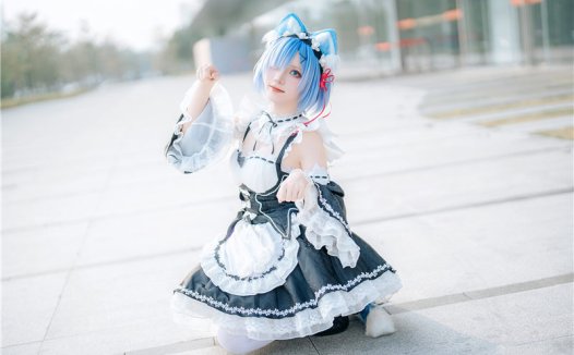 花柒Hana 萤火虫动漫嘉年华 猫猫蕾姆[107P1V-890M]