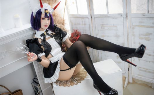 羽生三未 FGO 酒吞童子女仆[20P-148M]