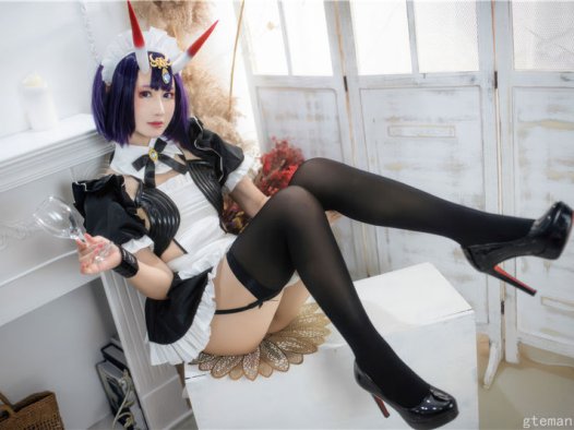 羽生三未 FGO 酒吞童子女仆[20P-148M]